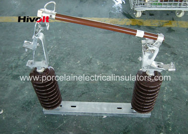 46KV Wyłącznik porcelanowy Fuse Cutout Brown Color Conventional Type