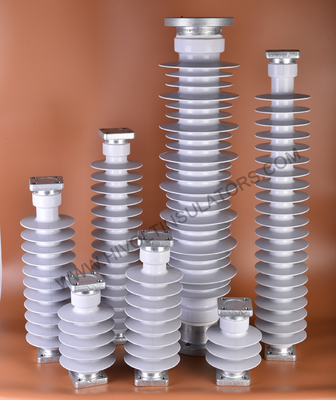 110 kV izolatory stacji polimerowych z normami ANSI lub IEC w kolorze szarym lub czerwonym