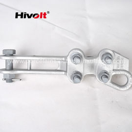 Aluminiowy zacisk sprzętowy linii przesyłowej z ocynkowaną stalową śrubą i nakrętką